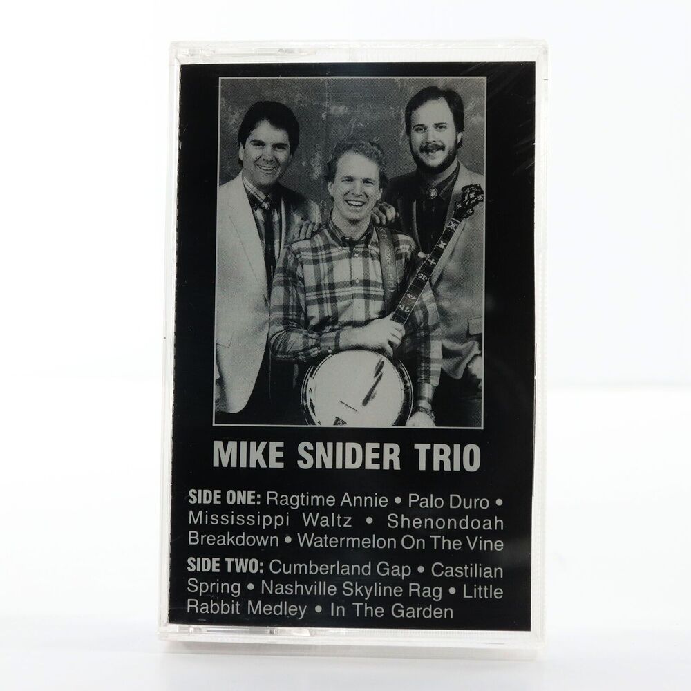 Mike Snider Trio, Self-Titled (Cassette Tape 1990 Tater Town Records) SEALED New
